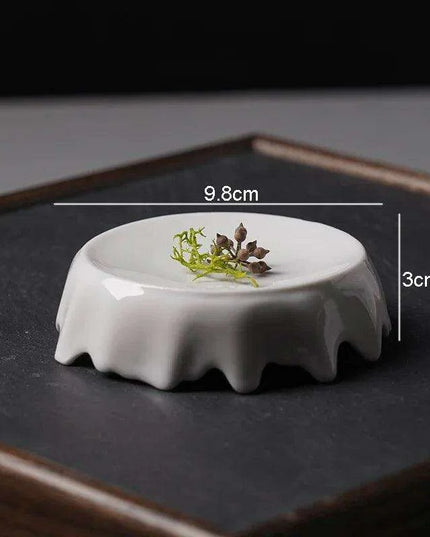 Artistic Heat Retention Plate for Molecular Gastronomy - Elegant Serving Dish for Desserts and Butter in Fine Dining