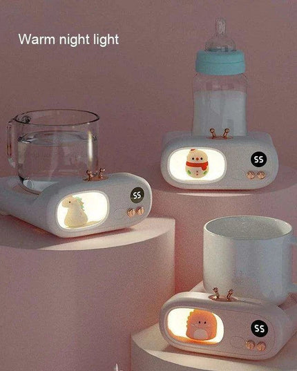 Electric Cup Warmer with LED Display and Adjustable Heating Options