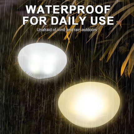 Solar Outdoor Ground Lamp — IP65 Waterproof, 8h Runtime, Warm/White/Colour