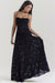 Stunning Backless A-line Maxi Dress with Adjustable Straps – Ideal for Celebratory Events & Summer Gatherings
