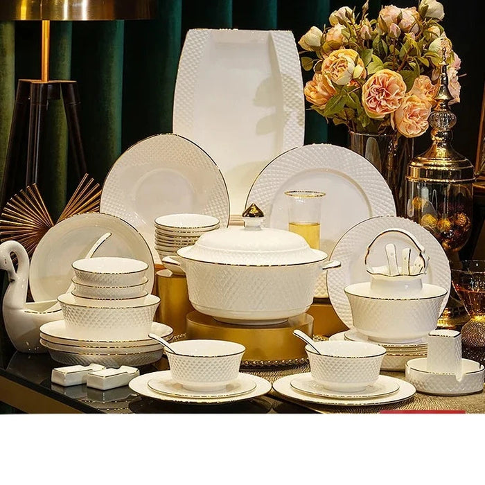 Elegant White Dining Collection for Culinary Connoisseurs