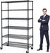 Heavy-Duty Adjustable Metal Storage Rack with 6000 lbs Capacity and Versatile Shelving Options