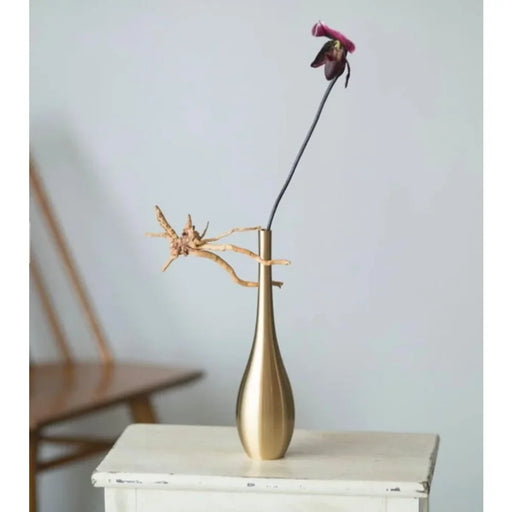 Bronze Blossom Vase - Handcrafted Elegance for Home Decor
