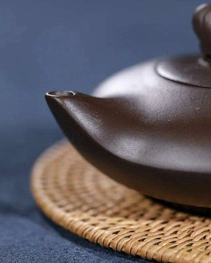 170ml Authentic Artisan Purple Clay Teapot - Timeless Elegance for Authentic Tea Experience