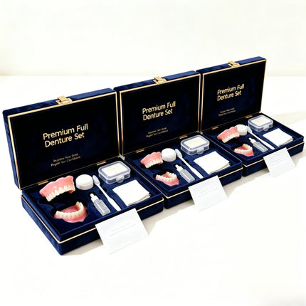 Shop1102854268 Comfort Fit Silicone Denture Kit - Realistic Daily Wear