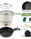 White Non-stick pan / 110V