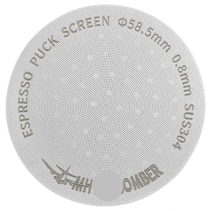 Stainless Steel Double-Layer Espresso Puck Screen for Optimal Coffee Extraction - Compatible with 51/53/58.5mm Portafilters