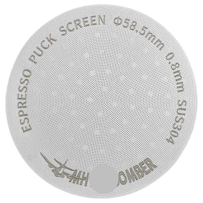 Stainless Steel Double-Layer Espresso Puck Screen for Optimal Coffee Extraction - Compatible with 51/53/58.5mm Portafilters