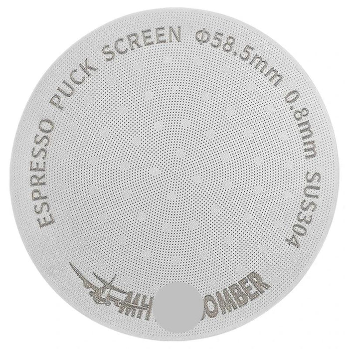 Stainless Steel Double-Layer Espresso Puck Screen for Optimal Coffee Extraction - Compatible with 51/53/58.5mm Portafilters