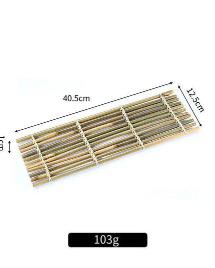 Sophisticated Bamboo Sushi Serving Set - Artistic Bento Tools and Deluxe Sashimi Platter