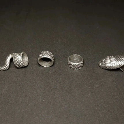 Serpent's Whisper: Enchanting Vintage Gothic Jewelry Set