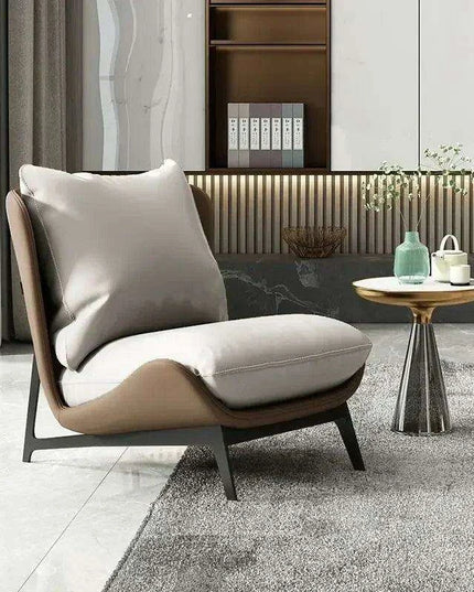 Nordic Minimalist Single Sofa Chair - A Fusion of Comfort and Style