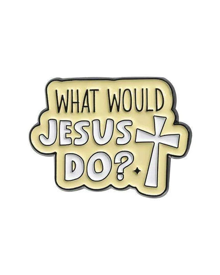 Faith-Inspired Jesus Enamel Pin Collection - Stylish Brooches for Spiritual Expression on Jackets and Backpacks