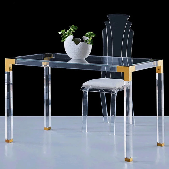 Modern Acrylic Transparent Table for Stylish Event Decor