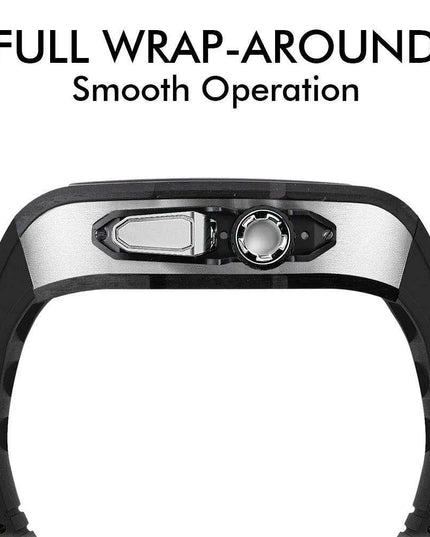 Luxurious Carbon Fiber Upgrade Set for Apple Watch: Elevate Your Style and Protection
