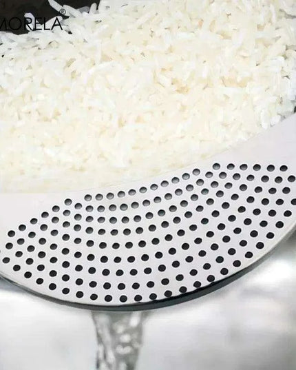 Premium Stainless Steel Drainer Pot with Baffle - Essential Kitchen Tool for Effortless Water Drainage