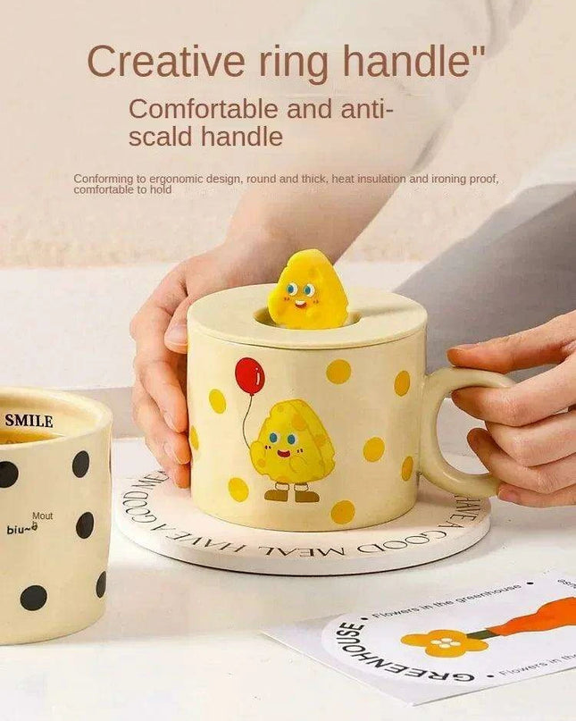 Charming Panda Pair Ceramic Coffee Mugs - A Delightful Duo