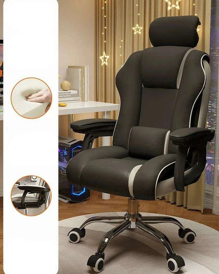 Pink Gaming Throne with Rolling Massage - Elevate Your Workspace!