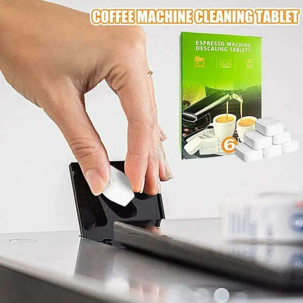 Espresso Machine Cleaning Tablets - 6-Pack Maintenance & Descaling Solution for Optimal Coffee Performance