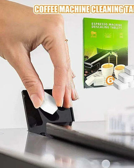 Espresso Machine Cleaning Tablets - 6-Pack Maintenance & Descaling Solution for Optimal Coffee Performance