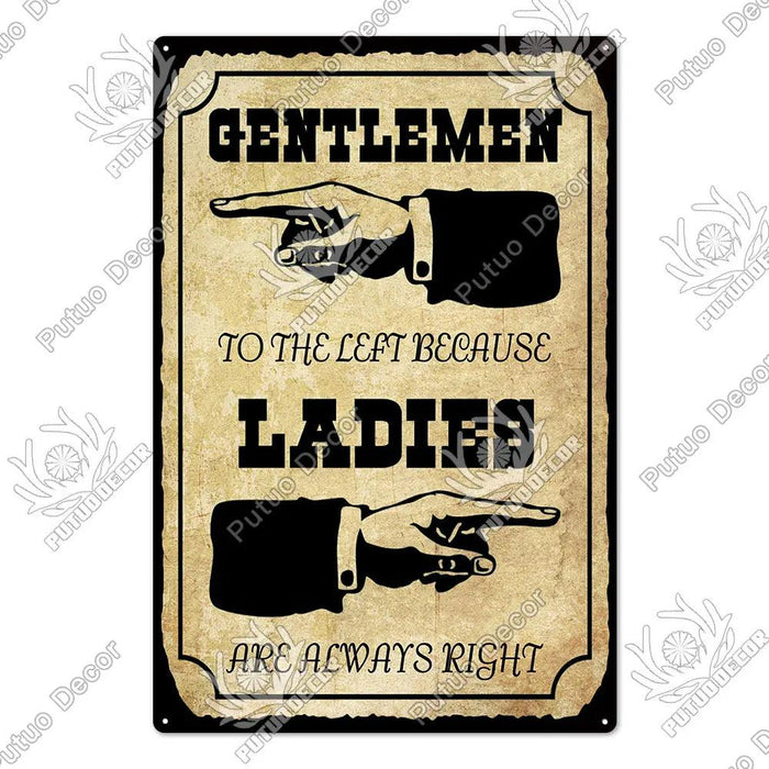 Vintage Charm Toilet Wall Art for Quirky Bathroom Decor