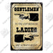 Vintage Charm Toilet Wall Art for Quirky Bathroom Decor