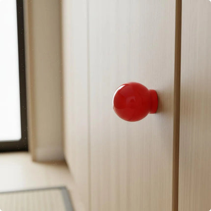 Shop1104398223 Colorful Glossy Round Ball Knobs - 7 Pieces, Polished F