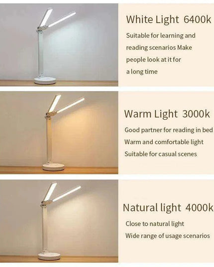 Contemporary Touch-Sensitive LED Desk Lamp – Customizable Brightness and Eye-Friendly Design for Home and Office Use