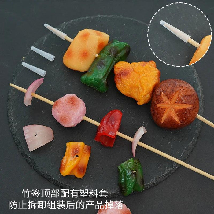 Realistic Barbecue Simulation Skewers for Creative Cooking Displays and Fun Play