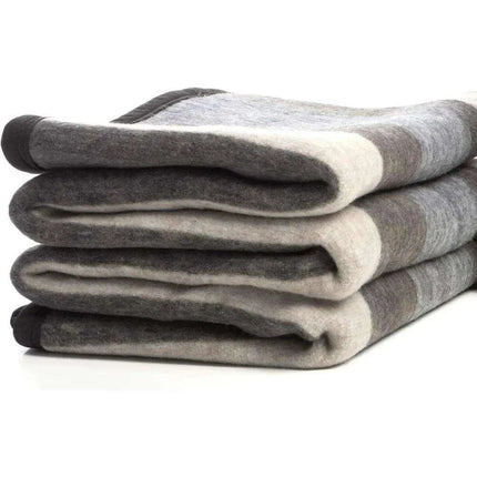 Andean Alpaca & Sheep Wool Queen Blanket - Handcrafted Luxury Bed Coverlet from Peru