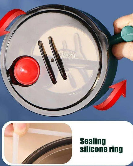 Charming 1000ml Insulated Stainless Steel Ramen Bowl with Lid & Handle - Ideal for Soups, Salads, and Breakfast Favorites