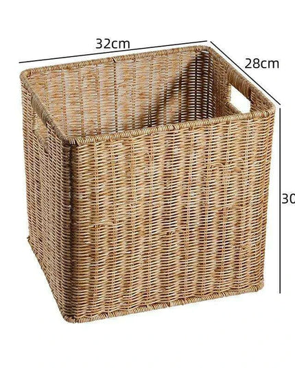 Nordic-Inspired Multi-Purpose Plastic Storage Basket for Home Organization