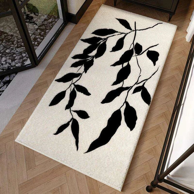 Chic French Botanical Plush Area Rug - Elevate Your Home Aesthetic