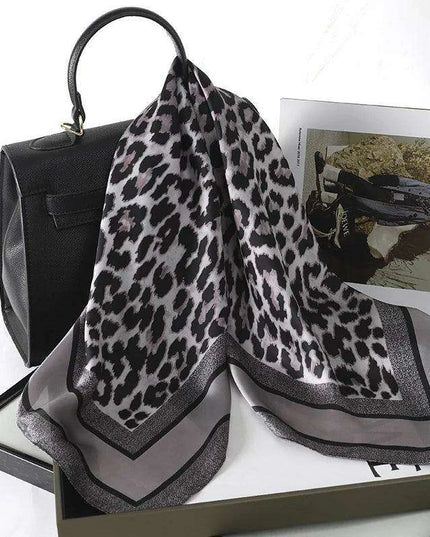 Chic Toddler Elegance: Luxurious 70x70cm Silk Scarf for Ages 6 Months to 4 Years