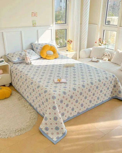 Chic Cotton Bedspreads for Double and Queen Size Beds - Cozy Princess-Inspired Covers for a Stylish Bedroom Retreat