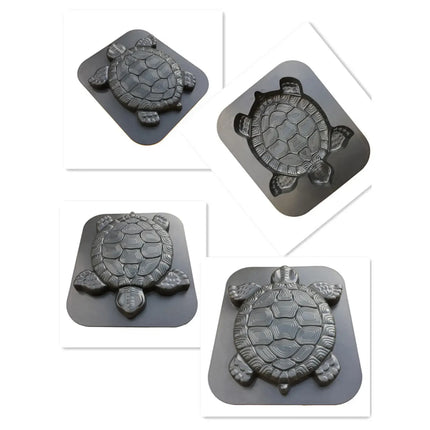 Charm Hub Reusable Tortoise Concrete Mold - DIY Garden Stepping Stones