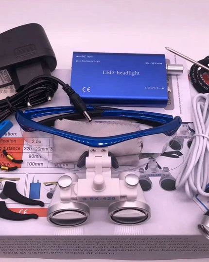 LED Dental Loupes: Adjustable Magnification with Comfortable Working Distance