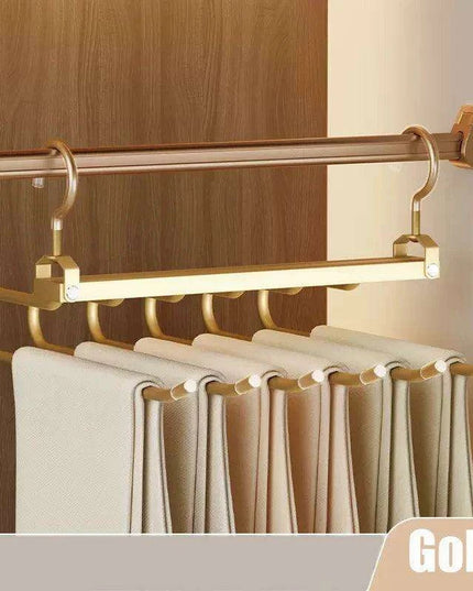 Revolutionize Your Closet Organization with the 6 In 1 Trouser Hangers