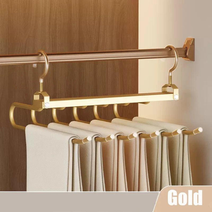 Revolutionize Your Closet Organization with the 6 In 1 Trouser Hangers