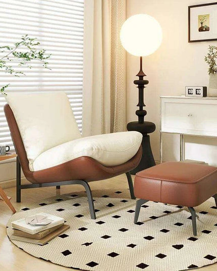 Chic Scandinavian Foldable Lounge Chair - Stylish Comfort for Contemporary Homes