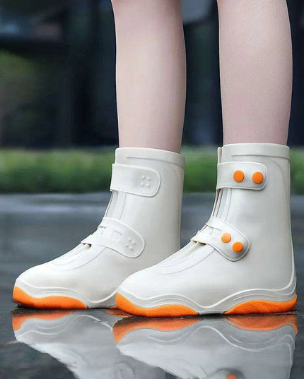 Silicone Waterproof Shoe Covers for Women and Kids - Non-Slip Rain Boot Protectors