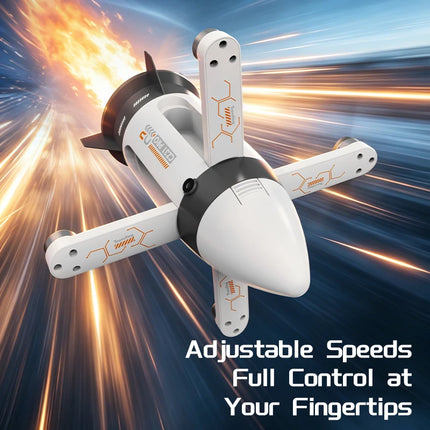 RC Starship Plane 2.4G Missle RC Drone Rocket Airplane 360 Rotation Fo