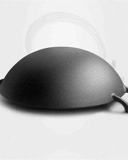 Effortless Cast Iron Skillet with Double Ears - Say Goodbye to Greasy Fumes and Sticking