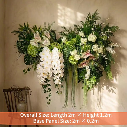 Artificial Green Plant Wall Hanging Decor, Simulation Plant Vine Water