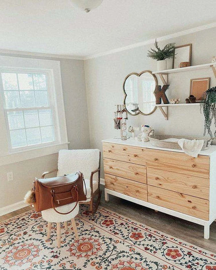 Exquisite Handcrafted Bohemian Area Rug - Timeless Luxury Collection