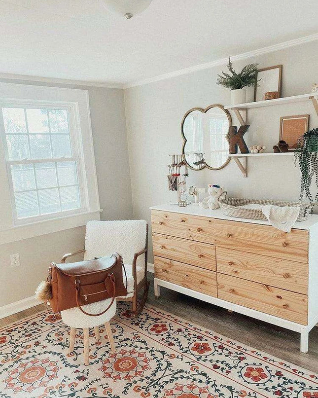 Exquisite Handcrafted Bohemian Area Rug - Timeless Luxury Collection