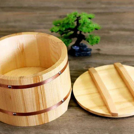 Rustic Wood Rice Serving Bowl - The Essential Dining Companion