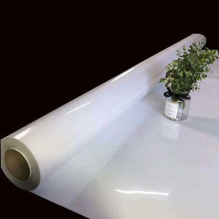 Elegant White Mirrored Wedding Aisle Runner with Modern Design