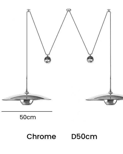 Sleek Adjustable LED Pendant Light: Chic Illumination for Contemporary Homes