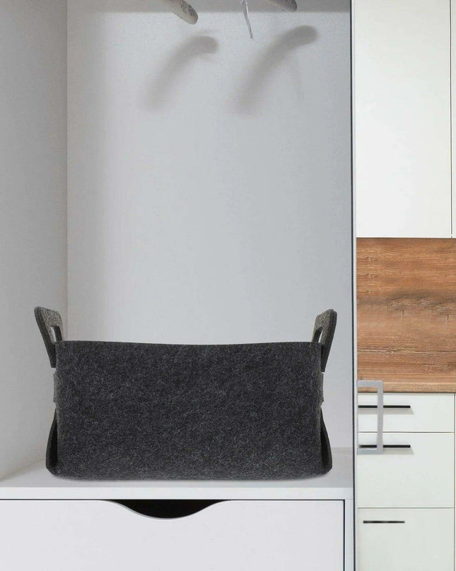 Versatile Foldable Polyester Laundry Basket - Organize Clothes and Toys with Ease